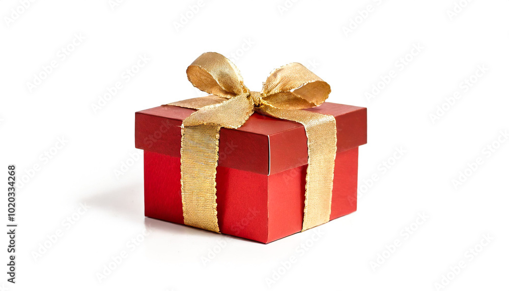 Christmas Gift box, isolated, white background Christmas Gift box, isolated, white background