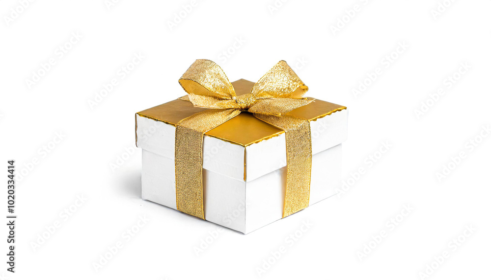 Christmas Gift box, isolated, white background Christmas Gift box, isolated, white background