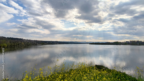banks of Danube river in Novi Sad
