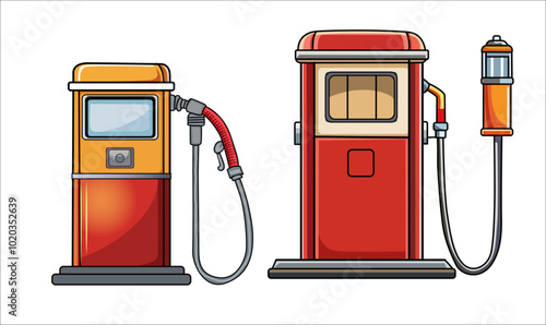petrol pump vector design illustration isolated on white background.