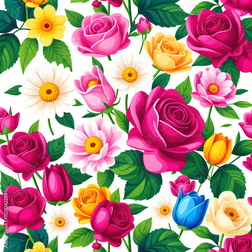 seamless floral pattern 