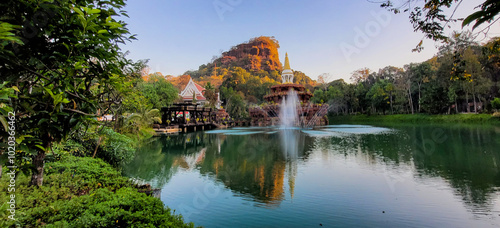 Reflection of temple