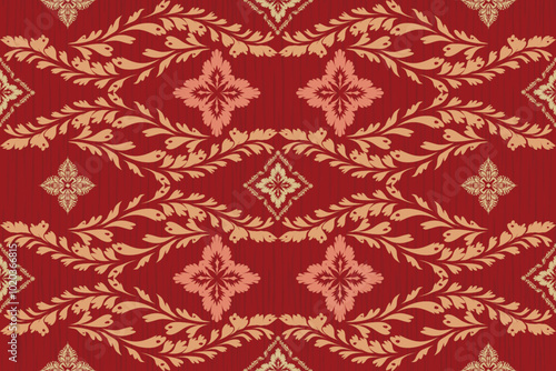 Abstract Ethnic Art, Demark Design, Fabric Patterns, Tribal Seamless Patterns, Clothing, Folk Patterns, Covers, Folk Embroidery, Carpet Design, Wallpaper.