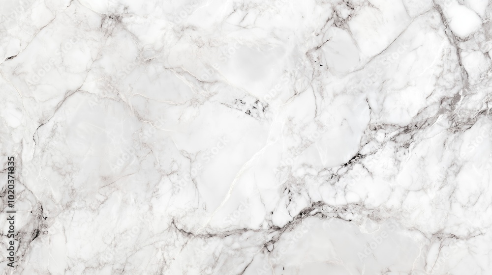 Fototapeta premium Elegant Pale Gray Marble with Silver Streaks