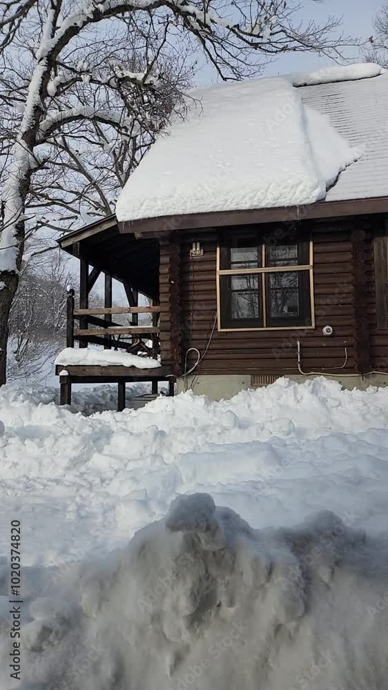 Snow in the cabin Snow in the cabin