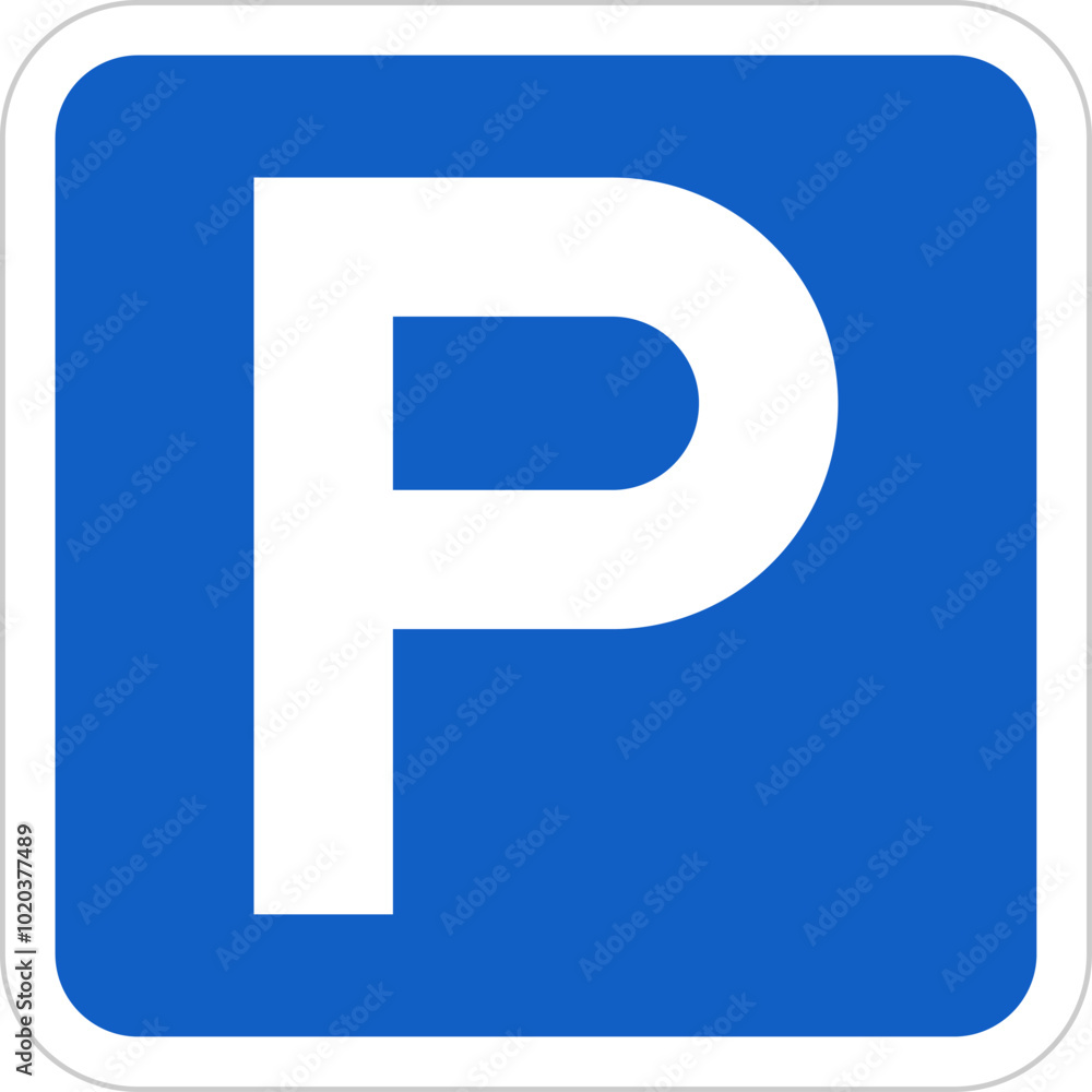 Parking lot, road signs, set, vector icon. Parking signs vector illustration. Parking lot, road signs, set, vector icon. Parking signs vector illustration.