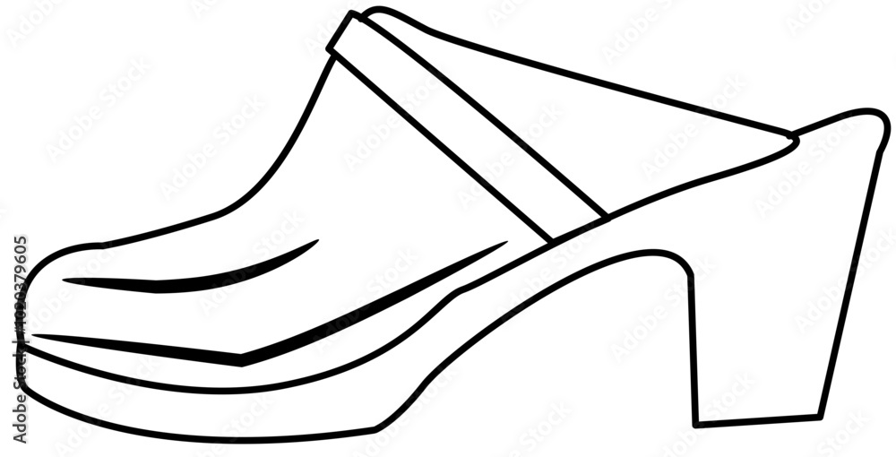 shoe sandal outline shoe sandal outline