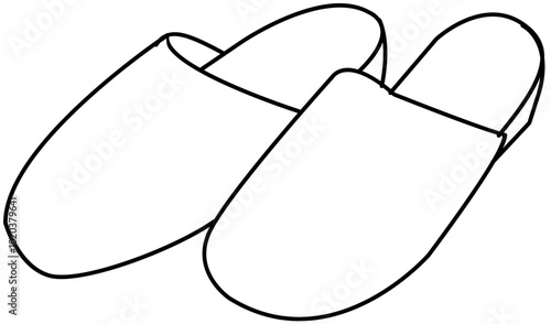 shoe sandal outline