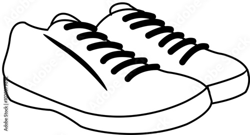 shoe sandal outline