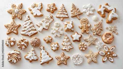 The Festive Gingerbread Cookie Display