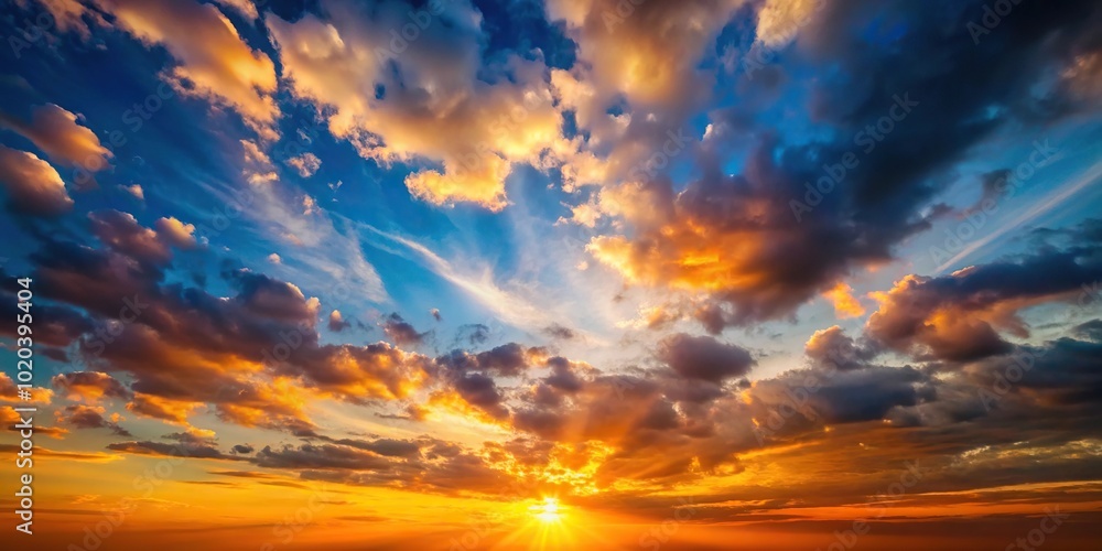 Abstract composition of nature at sunset with sky background and depth of field Abstract composition of nature at sunset with sky background and depth of field