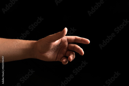 Man hand. Hands. Concept. Photo. Background. Dark. Shadow. Help. Finger. 