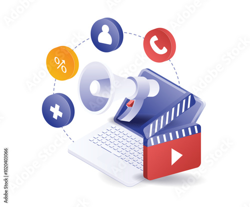 Social media business content creator business campaign