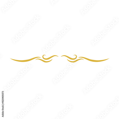 Vintage gold divider