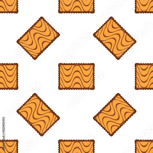 Pattern homemade cookie different taste in pastry biscuit