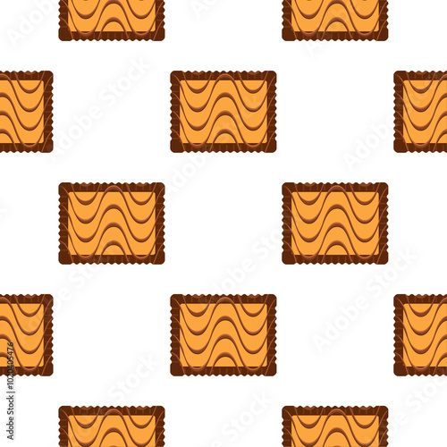 Pattern homemade cookie different taste in pastry biscuit