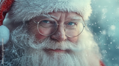 The Santa Claus with Glasses