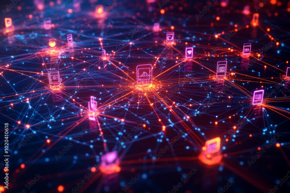 Fototapeta premium The Influence Algorithm, Social Media Influence and Digital Culture