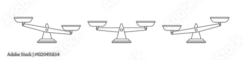 scale vector outlines design illustration