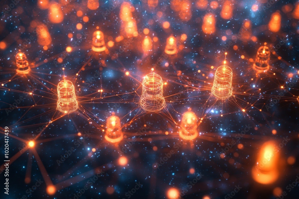 Fototapeta premium The Influence Algorithm, Social Media Influence and Digital Culture