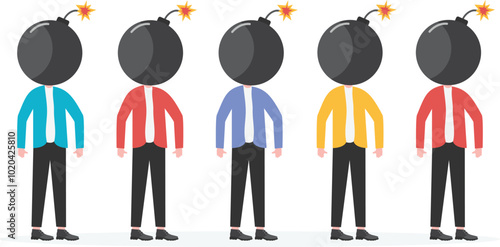 Social phobia, social distance, suspicion or mistrust, strained interpersonal relationships,

