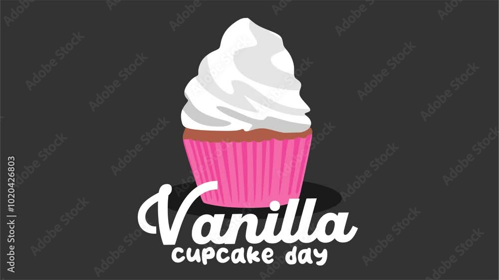 happy vanilla cupcake with delicious vanilla cupcake happy vanilla cupcake with delicious vanilla cupcake