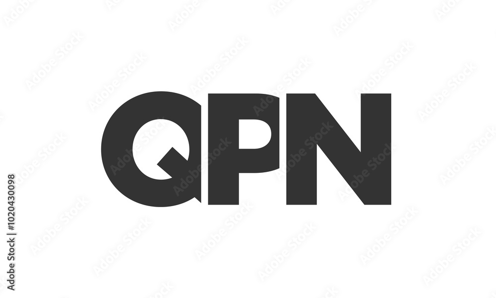QPN logo design template with strong and modern bold text. Initial based vector logotype featuring simple and minimal typography. Trendy company identity. QPN logo design template with strong and modern bold text. Initial based vector logotype featuring simple and minimal typography. Trendy company identity.