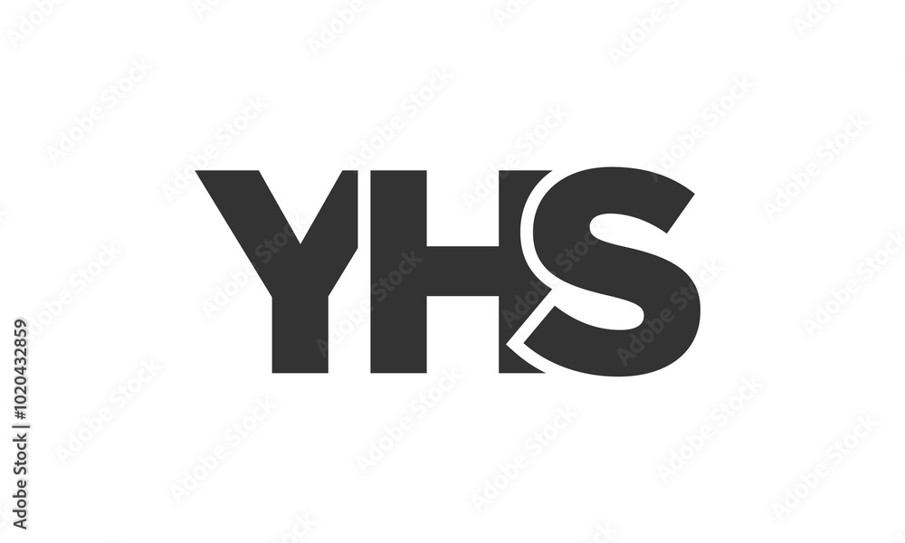 YHS logo design template with strong and modern bold text. Initial based vector logotype featuring simple and minimal typography. Trendy company identity. YHS logo design template with strong and modern bold text. Initial based vector logotype featuring simple and minimal typography. Trendy company identity.