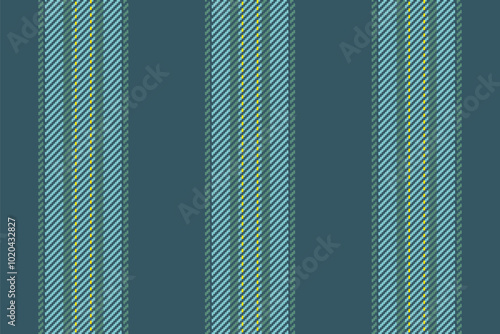 So people background stripe fabric, neutral vertical vector texture. C970s pattern lines textile seamless in cyan and mint colors.