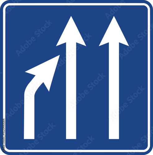 Lane Regulation signs, Information signs, Road signs in Turkey. Standard traffic signs on Turkish highways. (Turkish: Karayolları standart trafik işaret levhaları, Bilgi işaretleri)