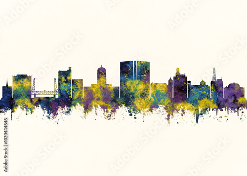 Beaumont City Skyline