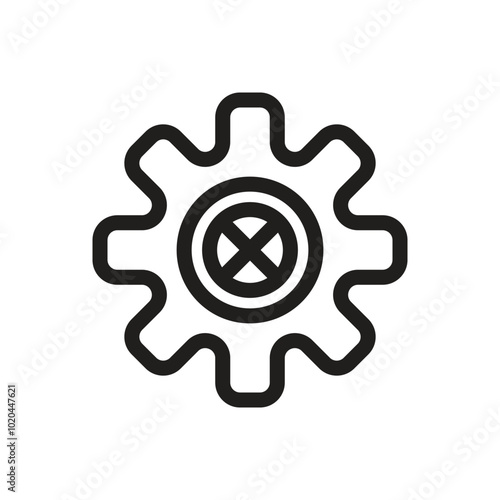 Gear Icon - Line