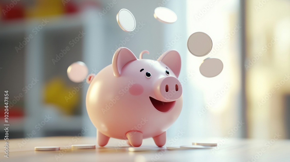 A Joyful Piggy Bank Encouraging Savings and Financial Literacy A Joyful Piggy Bank Encouraging Savings and Financial Literacy