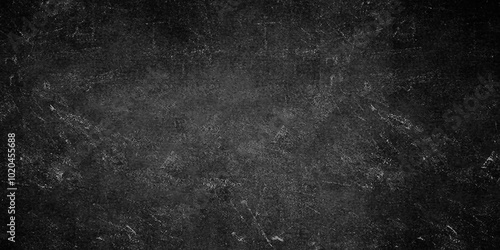 Abstract background with black wall surface, black stucco texture. Black gray satin dark texture luxurious. Dark Black background texture, old vintage charcoal black backdrop paper with watercolor. 