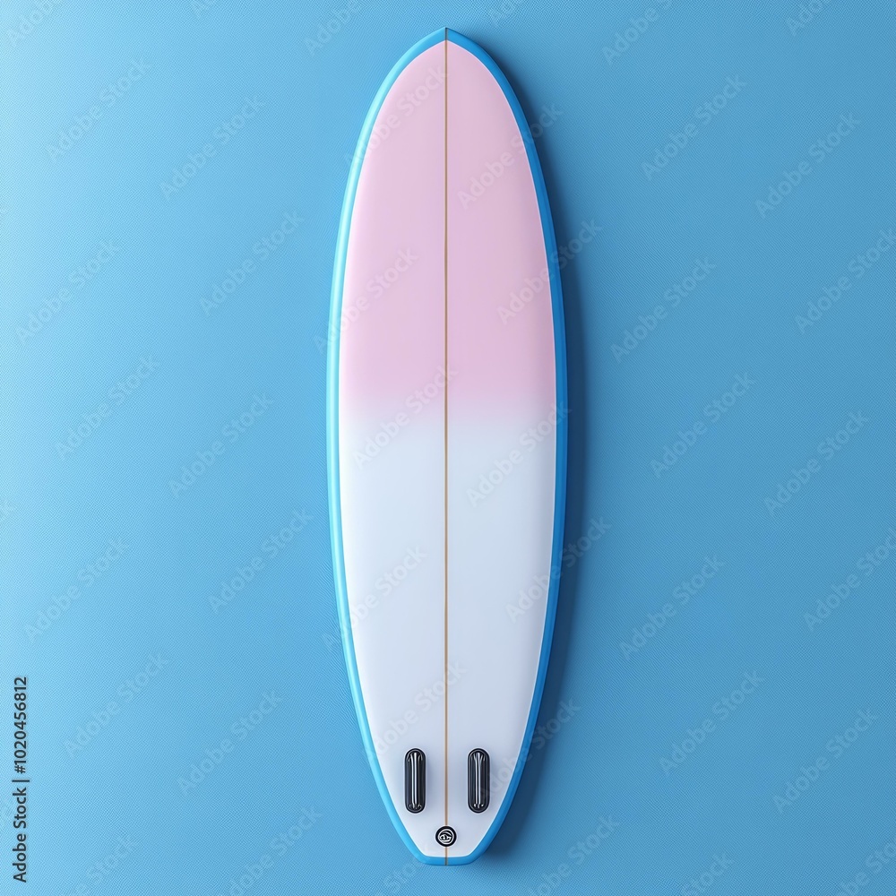 Pink and Blue Surfboard, Wall Decor Pink and Blue Surfboard, Wall Decor