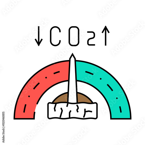 carbon neutral wood pellets line icon vector. carbon neutral wood pellets sign. isolated symbol illustration