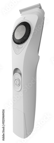 Fototapeta Beard trimmer 3D model isolated transparent background