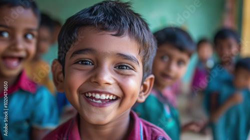 World Children's Day. A cute kid. happy children