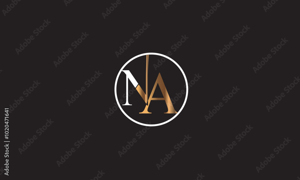 NA, AN , A ,N, Abstract Letters Logo Monogram NA, AN , A ,N, Abstract Letters Logo Monogram