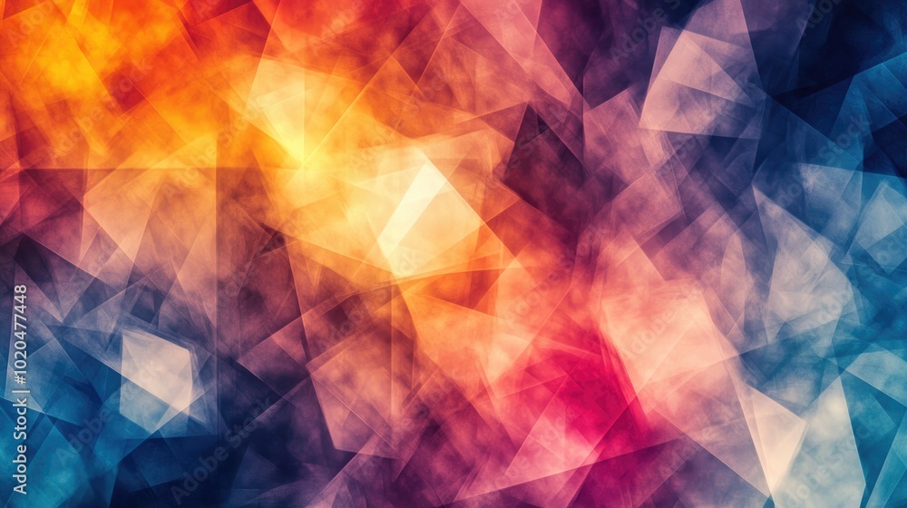 A beautiful abstract background with transparent geometric shapes perfectly aligned in a seamless, visually pleasing arrangement A beautiful abstract background with transparent geometric shapes perfectly aligned in a seamless, visually pleasing arrangement