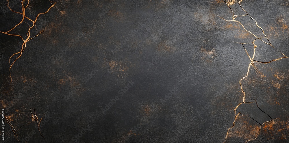Deterioration and change concept illustrated by a cracked surface transitioning from a smooth texture background. Deterioration and change concept illustrated by a cracked surface transitioning from a smooth texture background.
