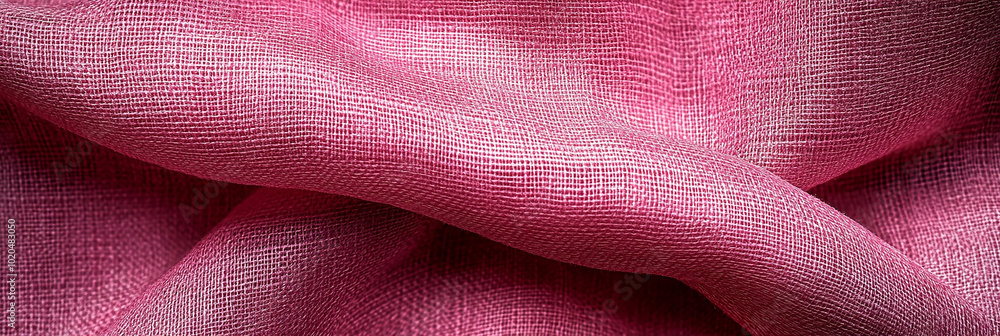 Pink color linen fabric texture material image Pink color linen fabric texture material image