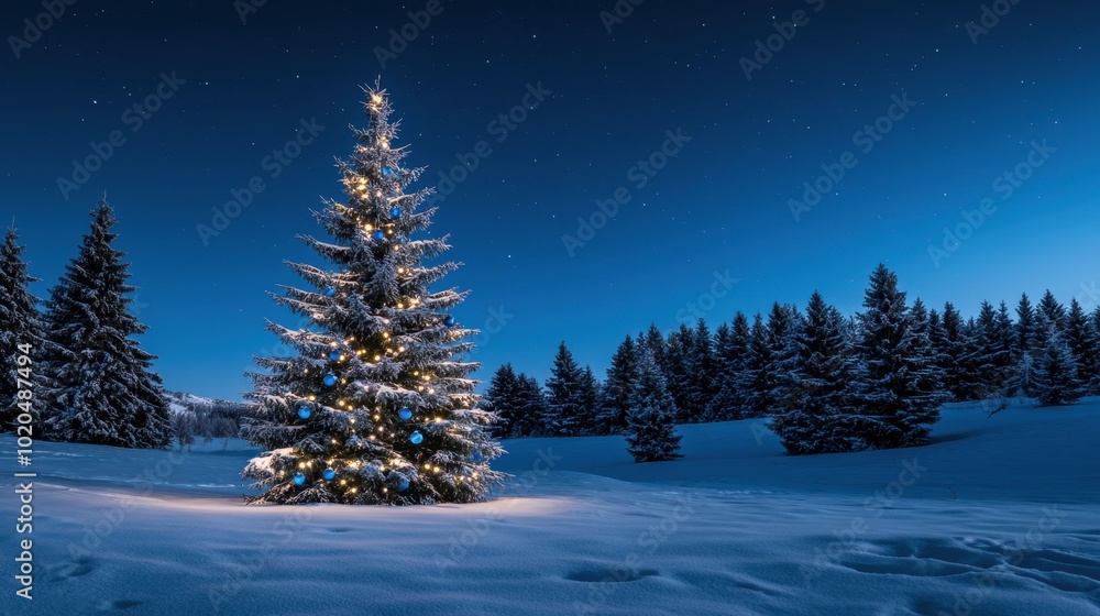 The Illuminated Christmas Tree The Illuminated Christmas Tree