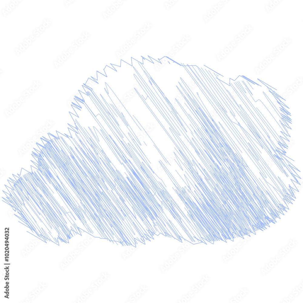 Clouds drawn by hand with chalk or crayon. Pastel pencil drawing in children's style. Clouds drawn by hand with chalk or crayon. Pastel pencil drawing in children's style.