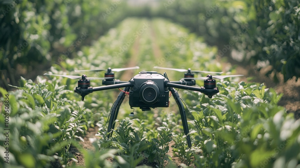 smart farming innovation with an advanced autonomous robot drone equipped with AI technology and sensors enhancing precision agriculture and sustainable crop management smart farming innovation with an advanced autonomous robot drone equipped with AI technology and sensors enhancing precision agriculture and sustainable crop management