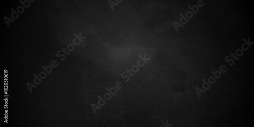 Dark Black background texture, old vintage charcoal black backdrop paper with watercolor. Abstract background with black wall surface, black stucco texture. Black gray satin dark texture luxurious.