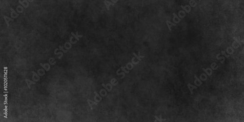 Dark Black background texture, old vintage charcoal black backdrop paper with watercolor. Abstract background with black wall surface, black stucco texture. Black gray satin dark texture luxurious.