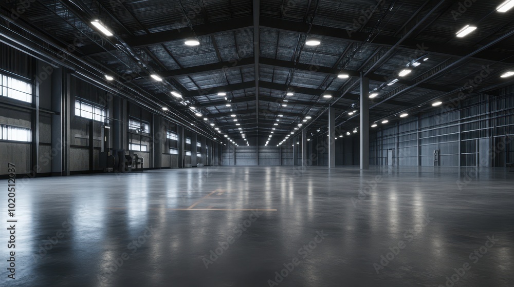 The Empty Industrial Warehouse The Empty Industrial Warehouse