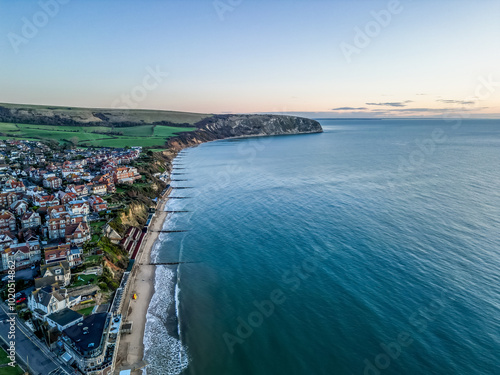 Swanage in the early morning photo