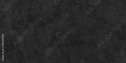 	
Dark Black background texture, old vintage charcoal black backdrop paper with watercolor. Abstract background with black wall surface, black stucco texture. Black gray satin dark texture luxurious.